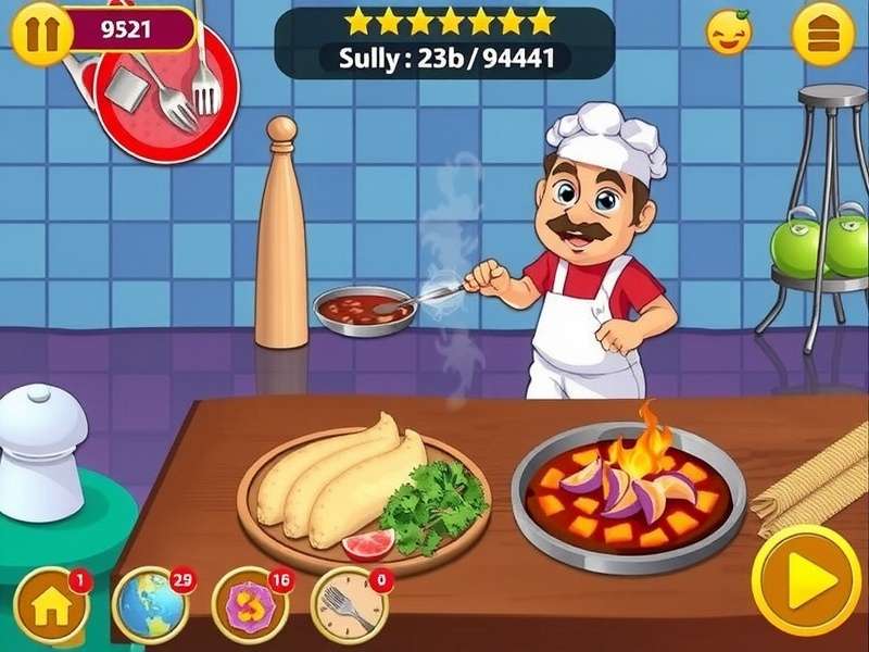 Cooking interface in Hyderabadi Kebab Legends